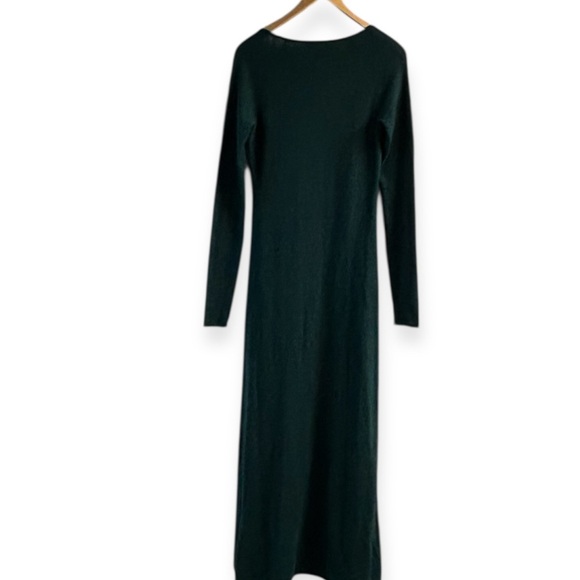 Reformation NWT Jennita Forest Green 100% cashmere Dress - Picture 7 of 9
